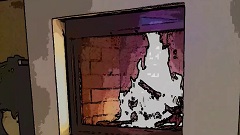 Screenshot of Fireplace Animation on youtube