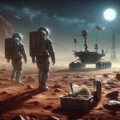 Screenshot of Mission to Mars 2025 - trailer